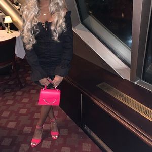 Black off the shoulder Fashion Nova dress